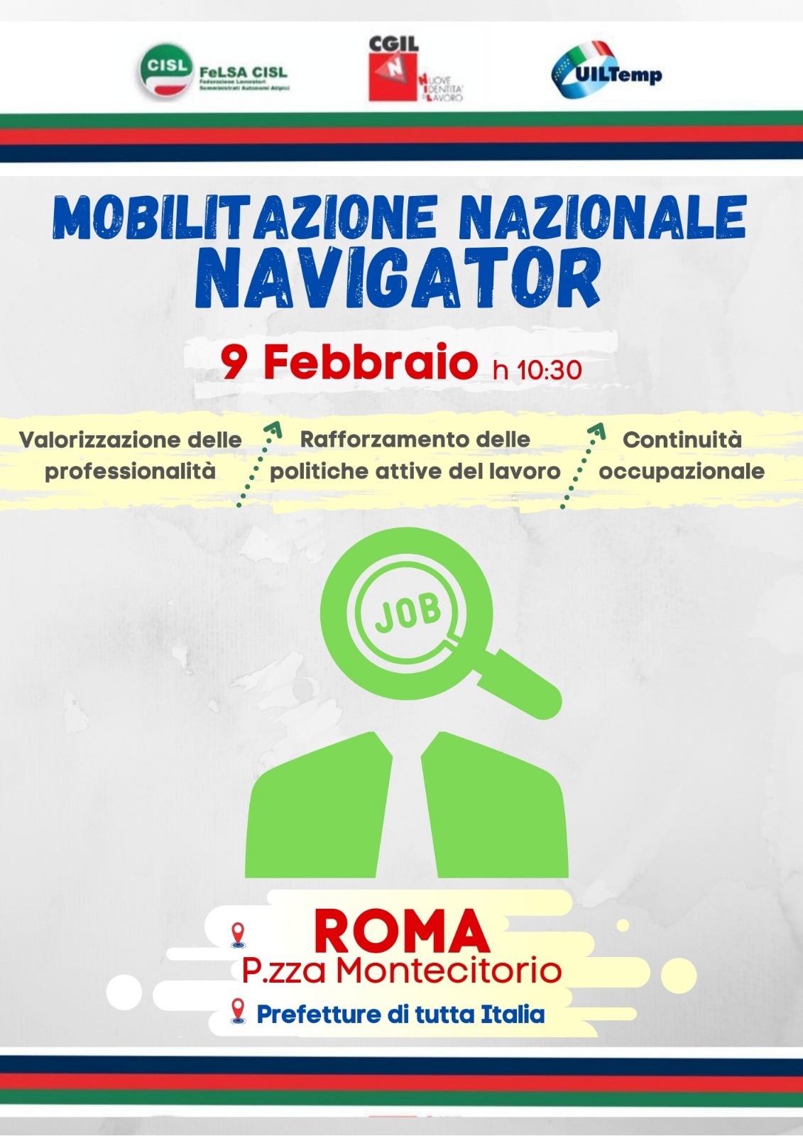 Prima mobilitazione nazionale Navigator
