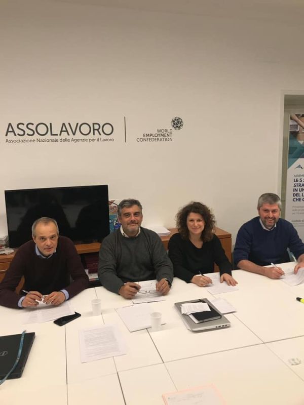 Somministrazione di lavoro - firmata l&rsquo;ipotesi di accordo sul rinnovo del Ccnl